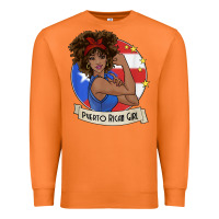 Carrot puerto rican girl strong t shirt puerto rico pride boricua Premium Sweatshirt - linhVisuals
