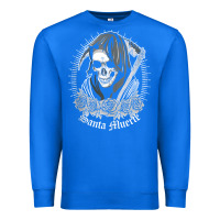 True Royal santa muerte female deity mexican satanic dead sugar skull tank top Premium Sweatshirt - linhVisuals