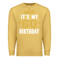 Antique Gold it's my 60th birthday gift for 60 years old man and woman t shirt Premium Sweatshirt - linhVisuals