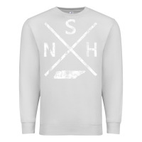 Dove Grey vintage nashville retro nsh cross t shirt Premium Sweatshirt - linhVisuals