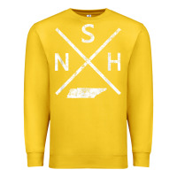 Lemon vintage nashville retro nsh cross t shirt Premium Sweatshirt - linhVisuals