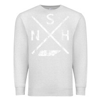 Oatmeal Heather vintage nashville retro nsh cross t shirt Premium Sweatshirt - linhVisuals