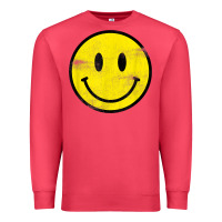 Cardinal vintage retro happy smiley face 80's 90's aesthetic t shirt Premium Sweatshirt - linhVisuals