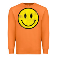 Carrot vintage retro happy smiley face 80's 90's aesthetic t shirt Premium Sweatshirt - linhVisuals