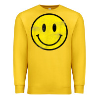 Lemon vintage retro happy smiley face 80's 90's aesthetic t shirt Premium Sweatshirt - linhVisuals