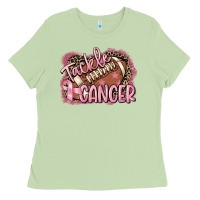 Matcha Tackle cancer Football Ladies Tee - FaDigitalArtStudio