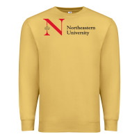 Antique Gold The the northeastern Premium Sweatshirt - linhVisuals