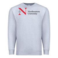 Heather Grey The the northeastern Premium Sweatshirt - linhVisuals
