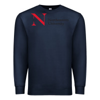 Navy The the northeastern Premium Sweatshirt - linhVisuals