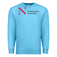 Ocean Blue The the northeastern Premium Sweatshirt - linhVisuals