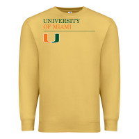 Antique Gold The university of miami Premium Sweatshirt - linhVisuals