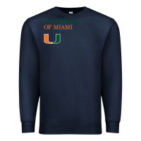 Navy The university of miami Premium Sweatshirt - linhVisuals