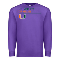 Purple The university of miami Premium Sweatshirt - linhVisuals
