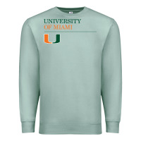 Seafoam The university of miami Premium Sweatshirt - linhVisuals