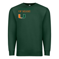 Sports Green The university of miami Premium Sweatshirt - linhVisuals