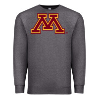Charcoal Heather The university of minnesota Premium Sweatshirt - linhVisuals