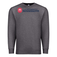 Charcoal Heather The university of mississippi Premium Sweatshirt - linhVisuals