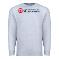 Heather Grey The university of mississippi Premium Sweatshirt - linhVisuals