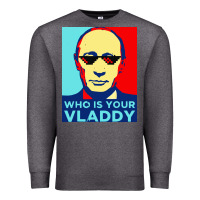 Charcoal Heather who is your vladdy Premium Sweatshirt - linhVisuals