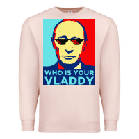 Pale Pink who is your vladdy Premium Sweatshirt - linhVisuals