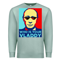 Seafoam who is your vladdy Premium Sweatshirt - linhVisuals