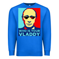 True Royal who is your vladdy Premium Sweatshirt - linhVisuals