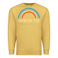 Antique Gold genesis 913 god's promise faithfully rainbow bible verse t shirt Premium Sweatshirt - linhVisuals