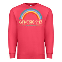 Cardinal genesis 913 god's promise faithfully rainbow bible verse t shirt Premium Sweatshirt - linhVisuals