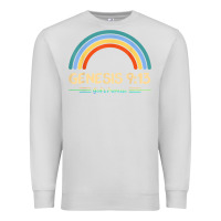 Dove Grey genesis 913 god's promise faithfully rainbow bible verse t shirt Premium Sweatshirt - linhVisuals