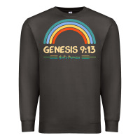 Smoke genesis 913 god's promise faithfully rainbow bible verse t shirt Premium Sweatshirt - linhVisuals
