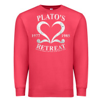 Cardinal plato retreat club vintage retro nyc t shirt Premium Sweatshirt - linhVisuals