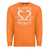 Carrot plato retreat club vintage retro nyc t shirt Premium Sweatshirt - linhVisuals