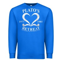 Plato Retreat Club Vintage Retro Nyc T Shirt Premium Sweatshirt | Teevron