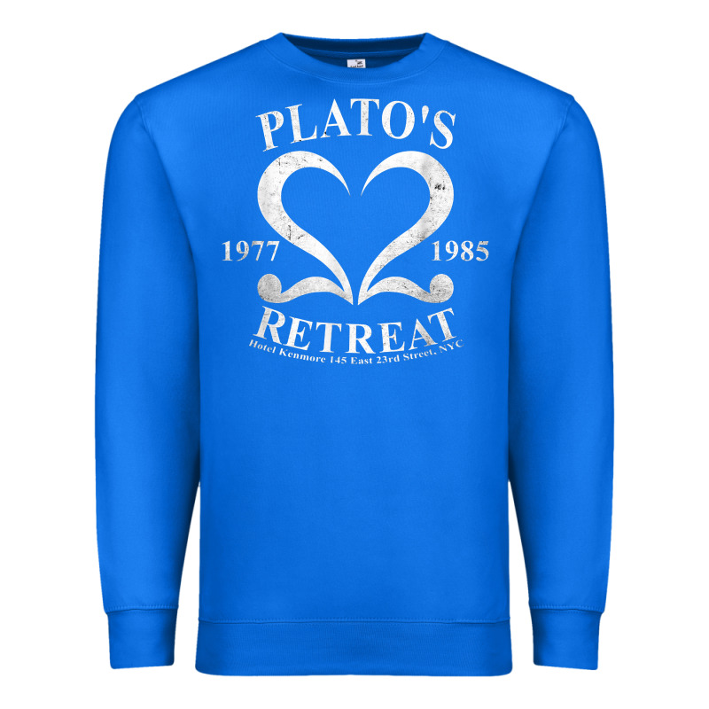 Plato Retreat Club Vintage Retro Nyc T Shirt Premium Sweatshirt by linhVisuals | Teevron