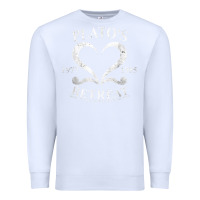 White plato retreat club vintage retro nyc t shirt Premium Sweatshirt - linhVisuals