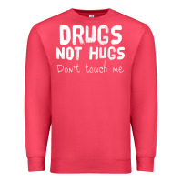 Cardinal drugs not hugs Premium Sweatshirt - linhVisuals