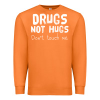 Carrot drugs not hugs Premium Sweatshirt - linhVisuals