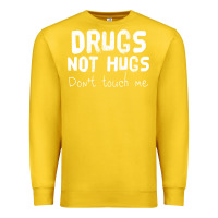 Lemon drugs not hugs Premium Sweatshirt - linhVisuals