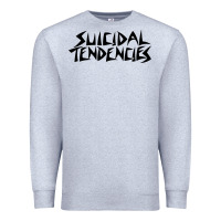 Heather Grey suicidal tendencies Premium Sweatshirt - linhVisuals