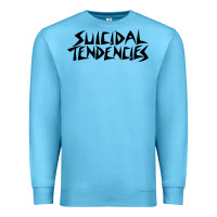 Ocean Blue suicidal tendencies Premium Sweatshirt - linhVisuals