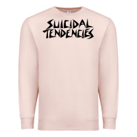 Pale Pink suicidal tendencies Premium Sweatshirt - linhVisuals