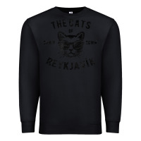 Black cats of downtown reykjavik t shirt Premium Sweatshirt - linhVisuals