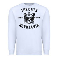 Cats Of Downtown Reykjavik T Shirt Premium Sweatshirt | Teevron