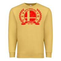 Antique Gold super smash bros smash club Premium Sweatshirt - linhVisuals
