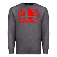 Charcoal Heather super smash bros smash club Premium Sweatshirt - linhVisuals