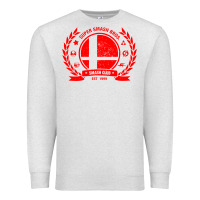 Oatmeal Heather super smash bros smash club Premium Sweatshirt - linhVisuals