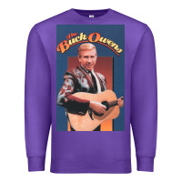 Purple the buck owens collection Premium Sweatshirt - linhVisuals