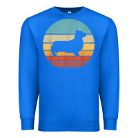 True Royal corgi retro vintage 60s 70s sunset dog lovers men women t shirt Premium Sweatshirt - linhVisuals