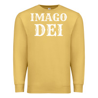 Antique Gold imago dei image of god christian t shirt reformed jesus Premium Sweatshirt - linhVisuals