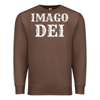 Chestnut imago dei image of god christian t shirt reformed jesus Premium Sweatshirt - linhVisuals